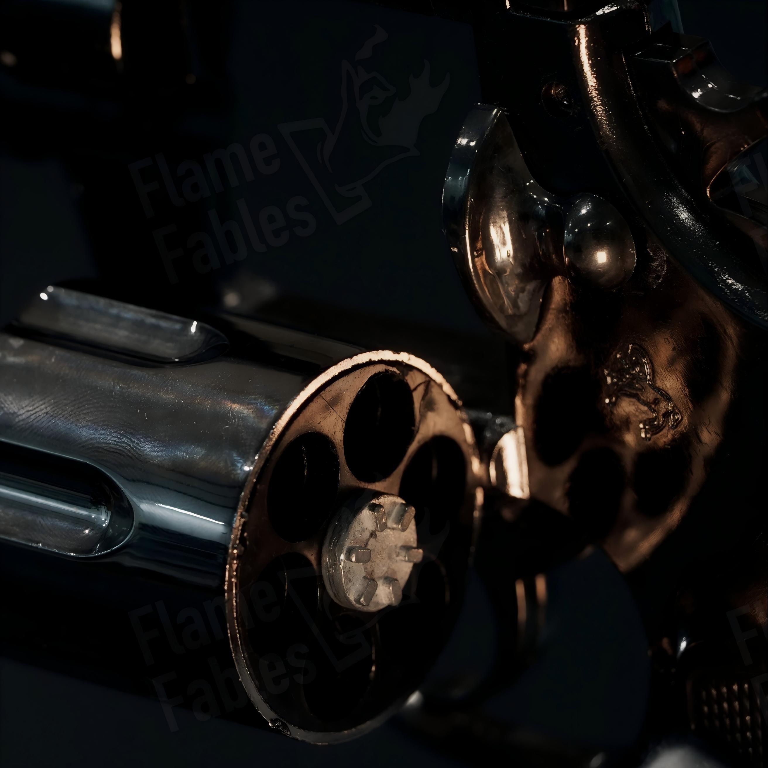 Interactive 1:1 Scale Revolver Style Jet Lighter