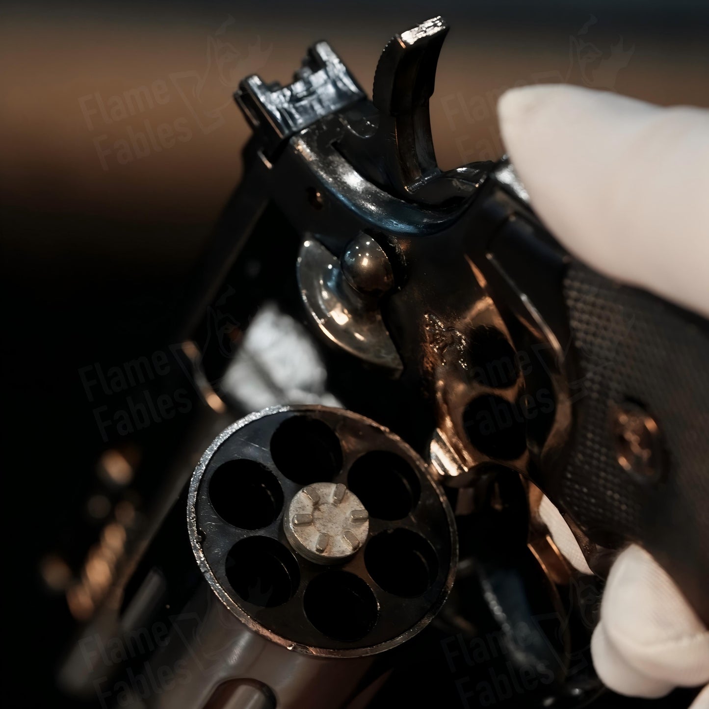 Interactive 1:1 Scale Revolver Style Jet Lighter