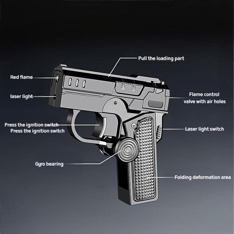 Laser Torch Metal Gun Model Lighter