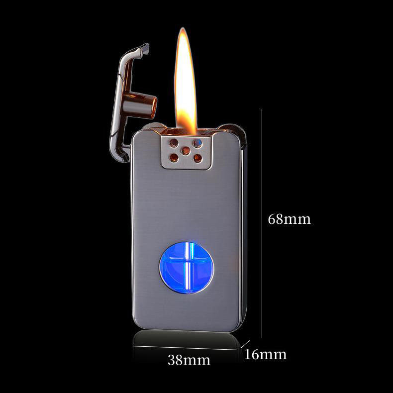 Shake-to-Ignite Transparent Chamber Lighter