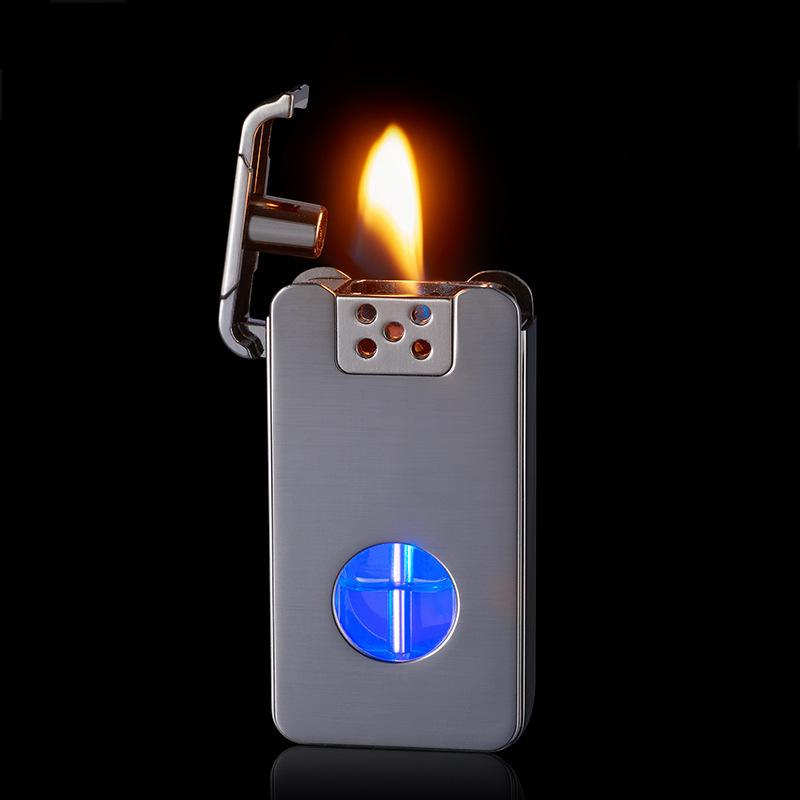Shake-to-Ignite Transparent Chamber Lighter