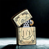 Retro Hot Cowgirl Kerosene Lighter