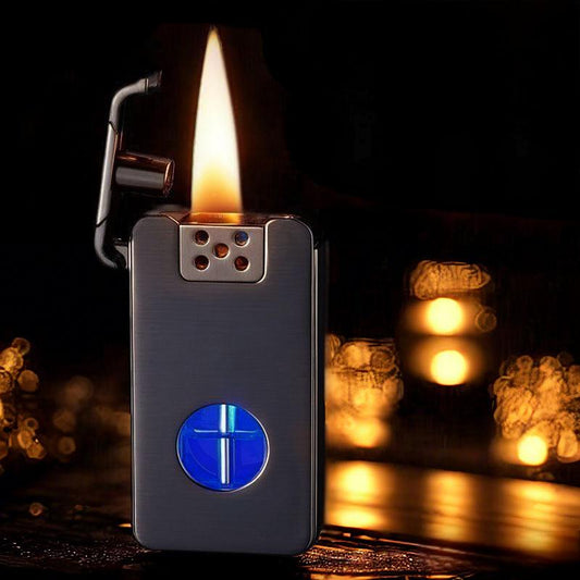 Shake-to-Ignite Transparent Chamber Lighter