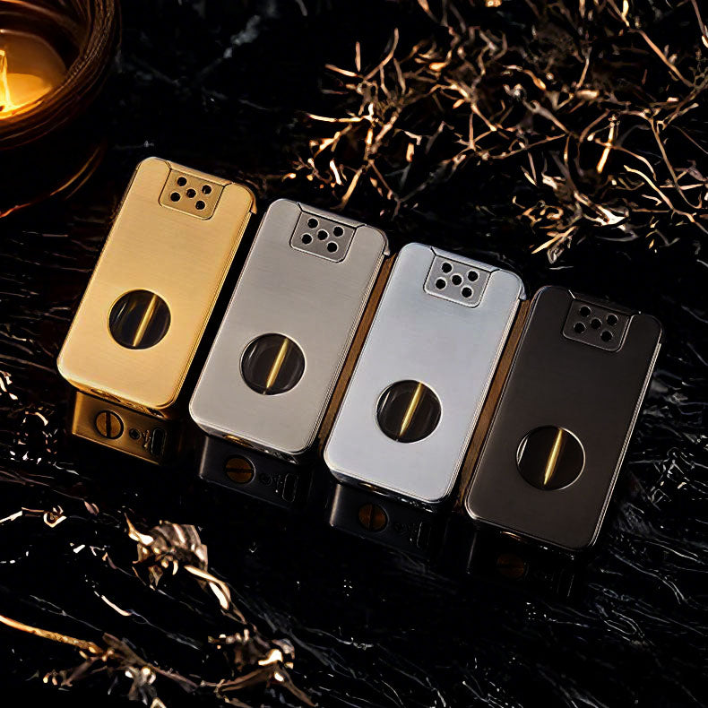 Shake-to-Ignite Transparent Chamber Lighter