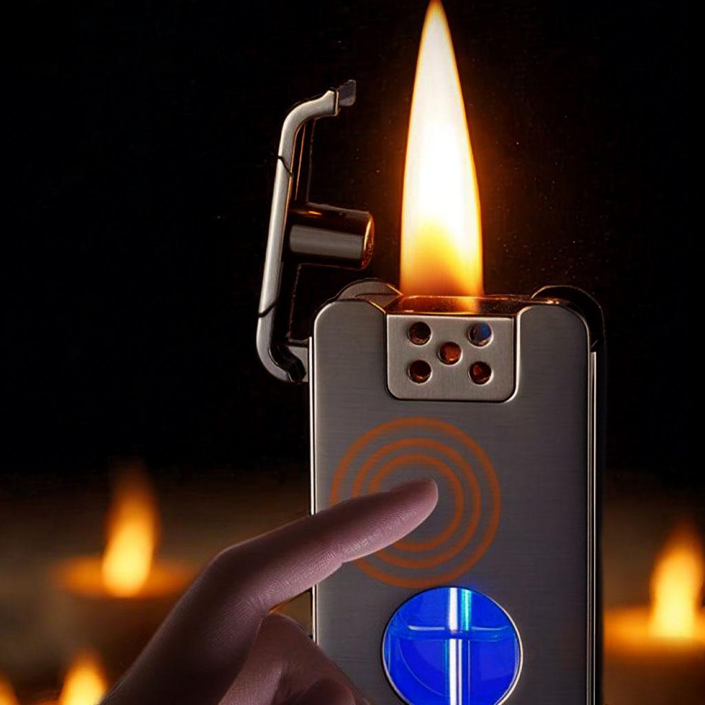 Shake-to-Ignite Transparent Chamber Lighter