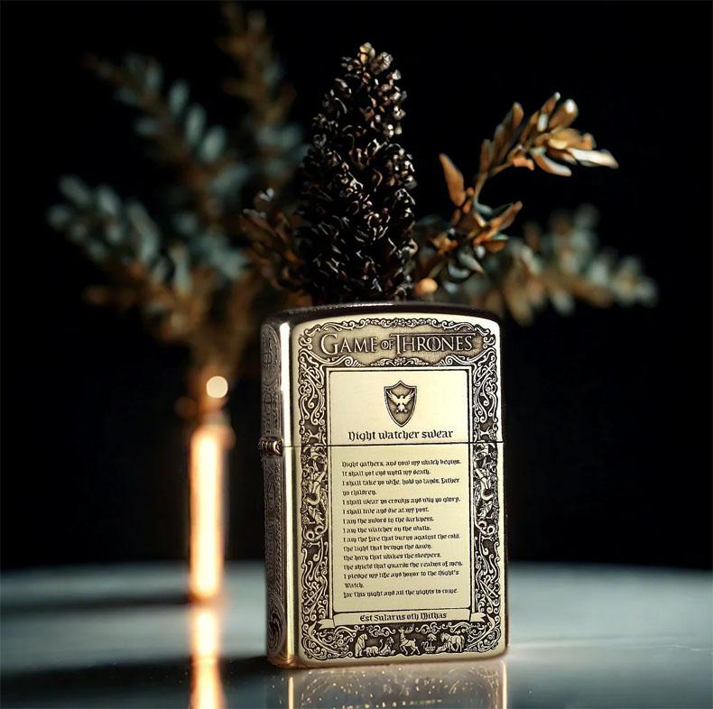 Song of Ice and Fire Carved Lighter