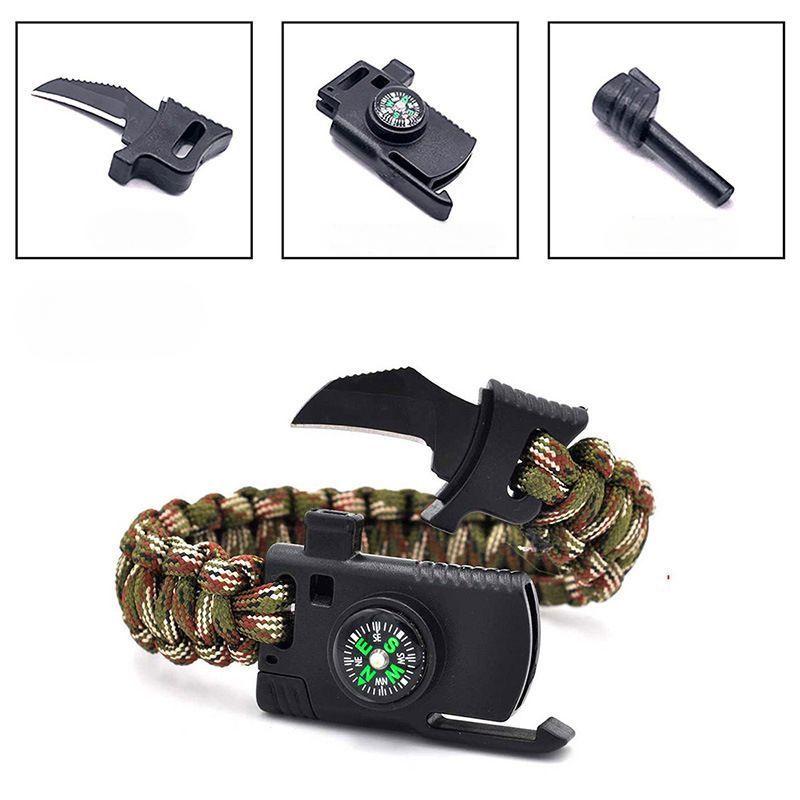 Outdoor Survival Bracelet - Multi-Functional Fire Lighter