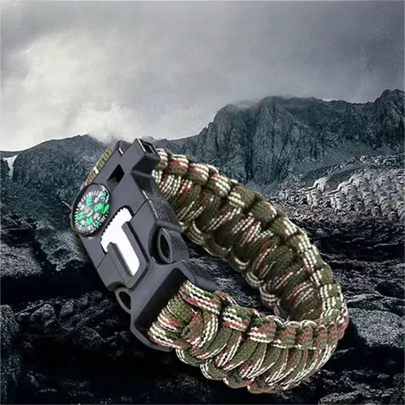 Outdoor Survival Bracelet - Multi-Functional Fire Lighter